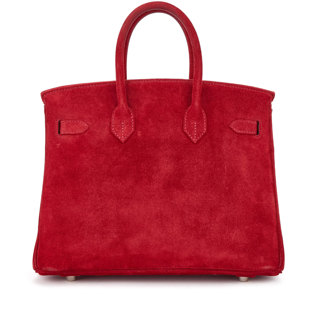 Birkin 25 Palladium Hardware Rouge Vif Doblis