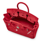 Birkin 25 Palladium Hardware Rouge Vif Doblis