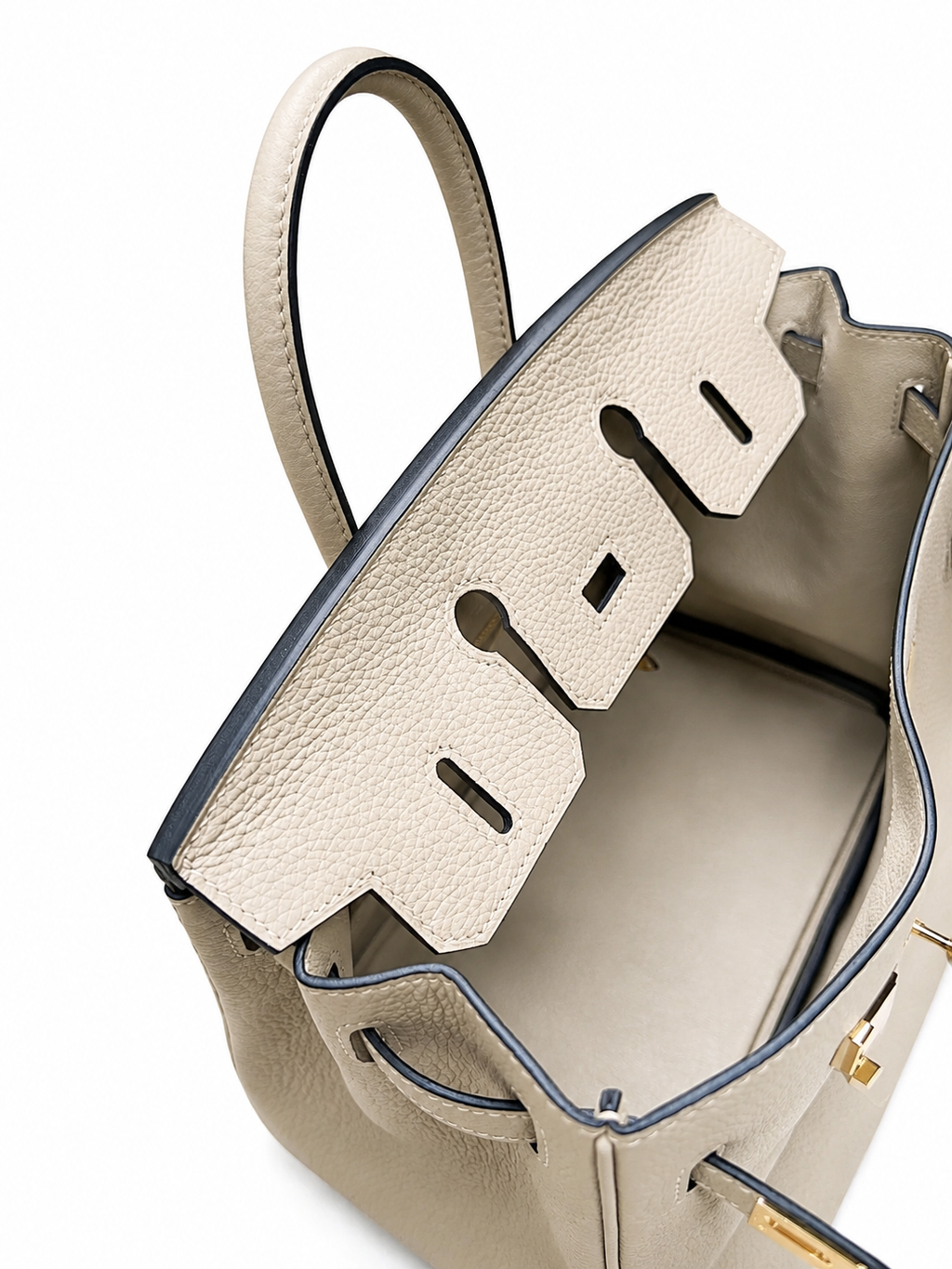 Birkin 25 Retourne in Trench Togo Leather (Gold Hardware)