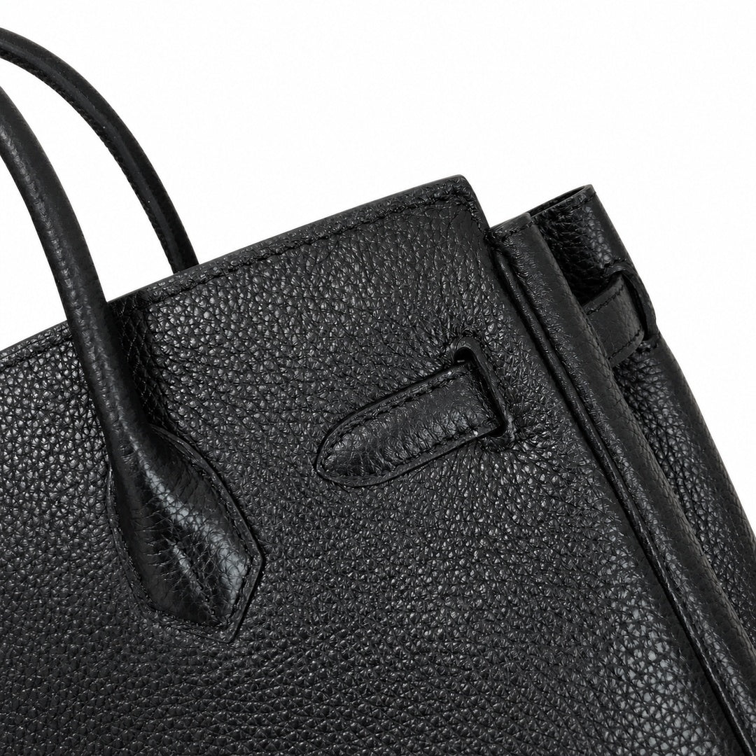 Birkin Retourne in Noir Togo Leather with Contrast Interior (Gold Hardware)