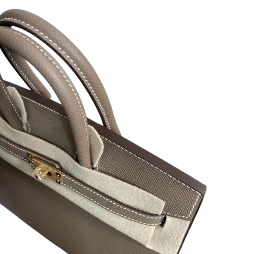 Birkin 25 Sellier 18 Etoupe Epsom Gold Hardware