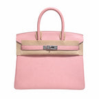 Birkin 25  Retourne 3Q Rose Sakura Togo Silver Hardware
