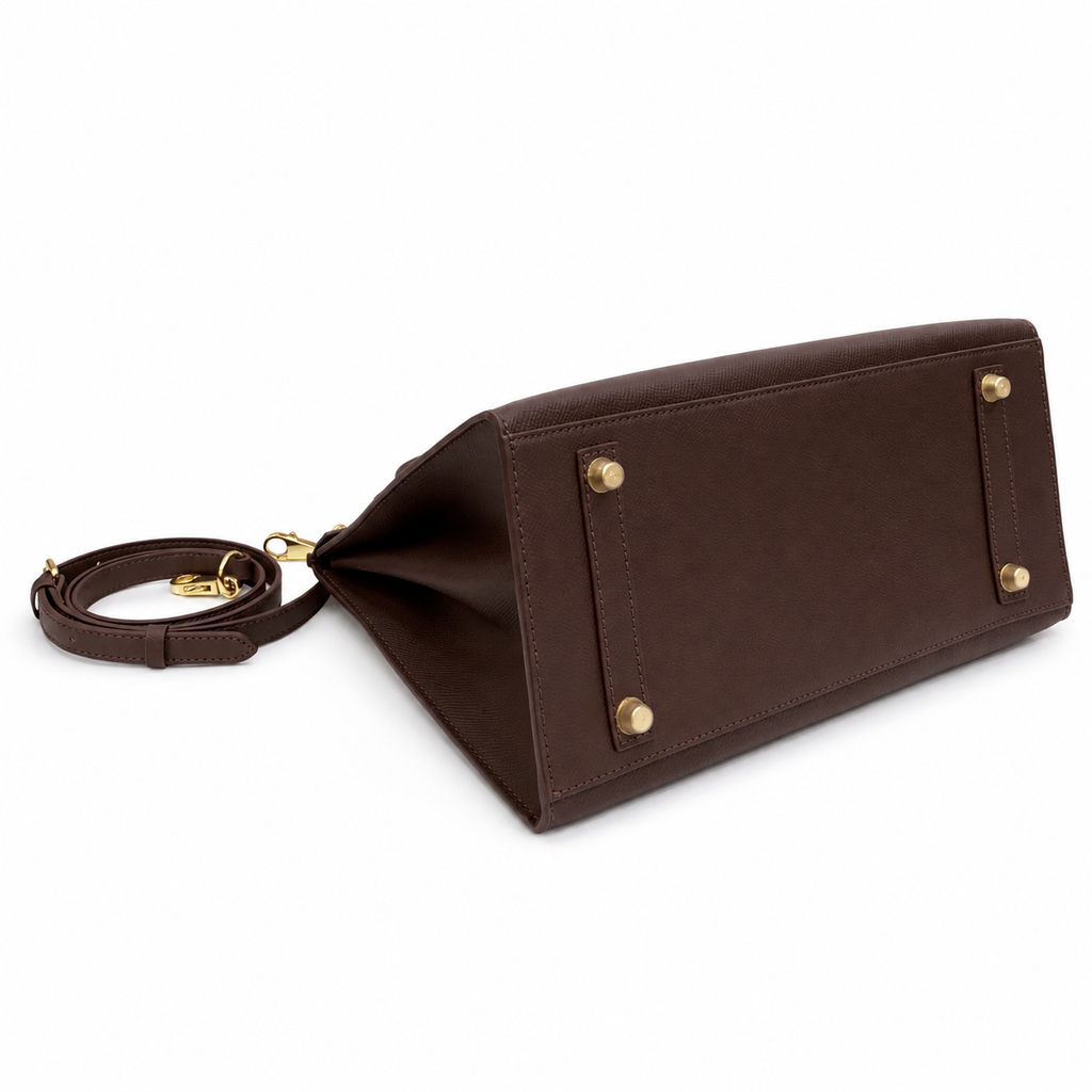 Birkin Style 25/30 Sellier in Chocolat Epsom Leather (Gold Hardware)