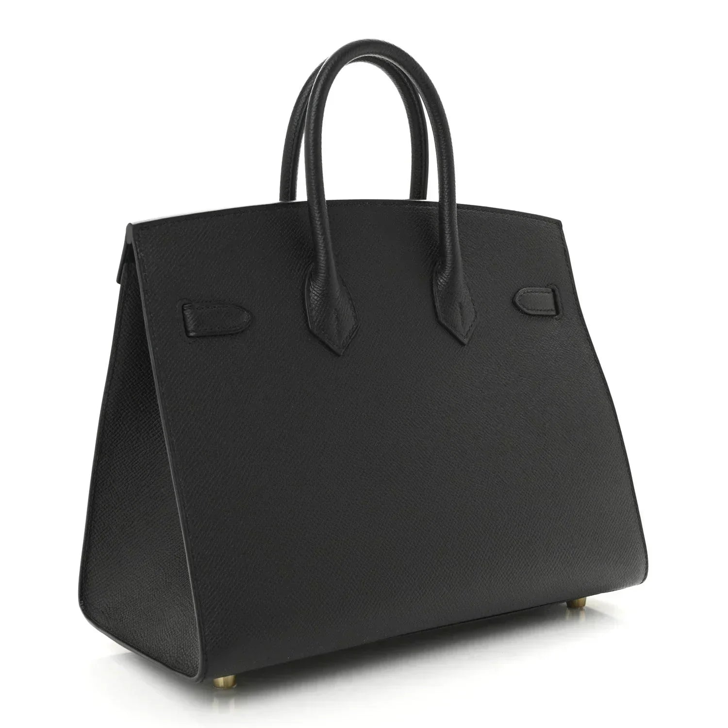 Birkin Sellier 25 Black Epsom Leather Gold Hardware