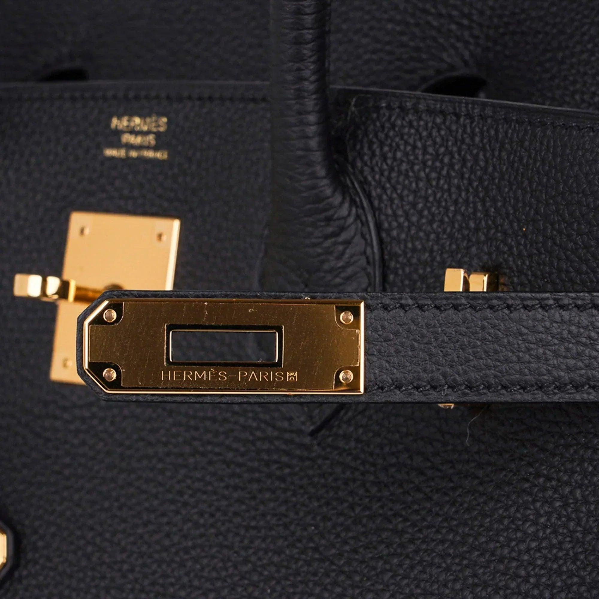 Birkin 30 Bag Black Togo Leather with Gold Hardware