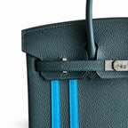 Mini Birkin 25cm Officier Edition in Cypress Green Togo & Swift Calfskin