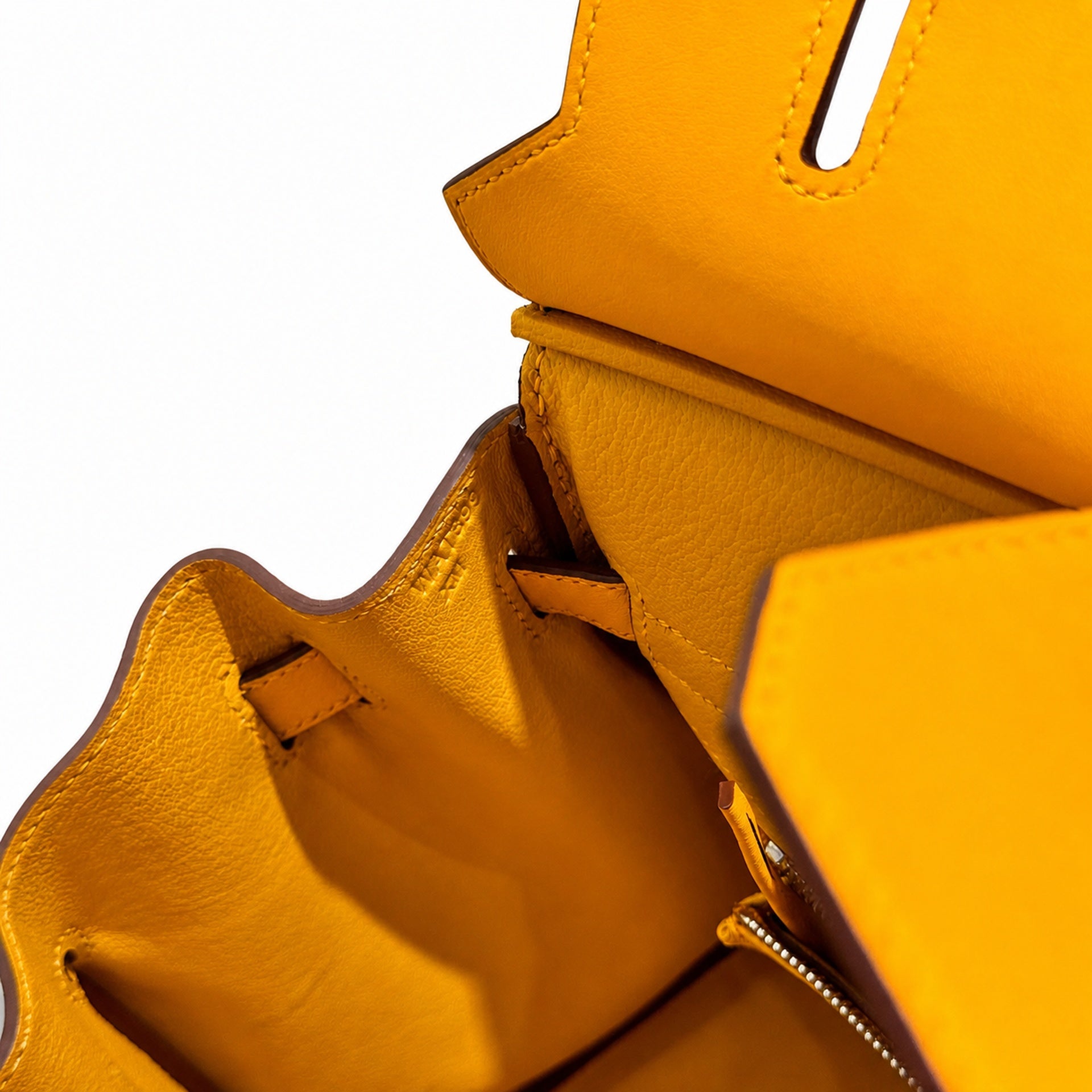 Birkin 30cm HSS Edition in Amber Yellow with Rainbow Swift Fringe