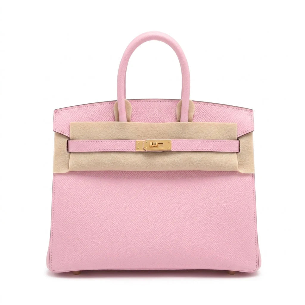 Birkin 25 Sellier Mauve Sylvestre Epsom Gold Hardware