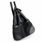 Birkin Cargo 25 All Black Swift Leather and Canvas Multi-Pocket Bag