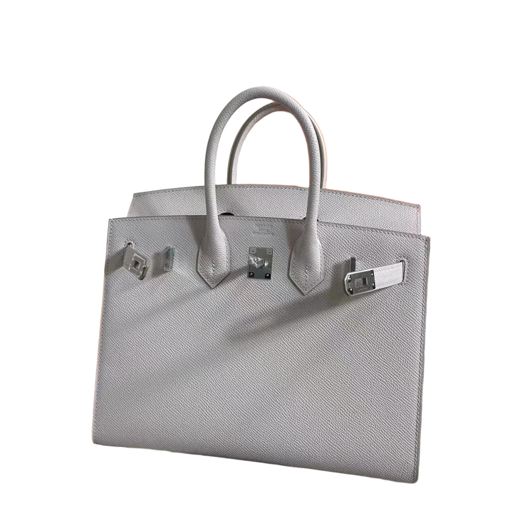 Hermès Birkin 25 Sellier Mauve Pale Epsom Silver Hardware