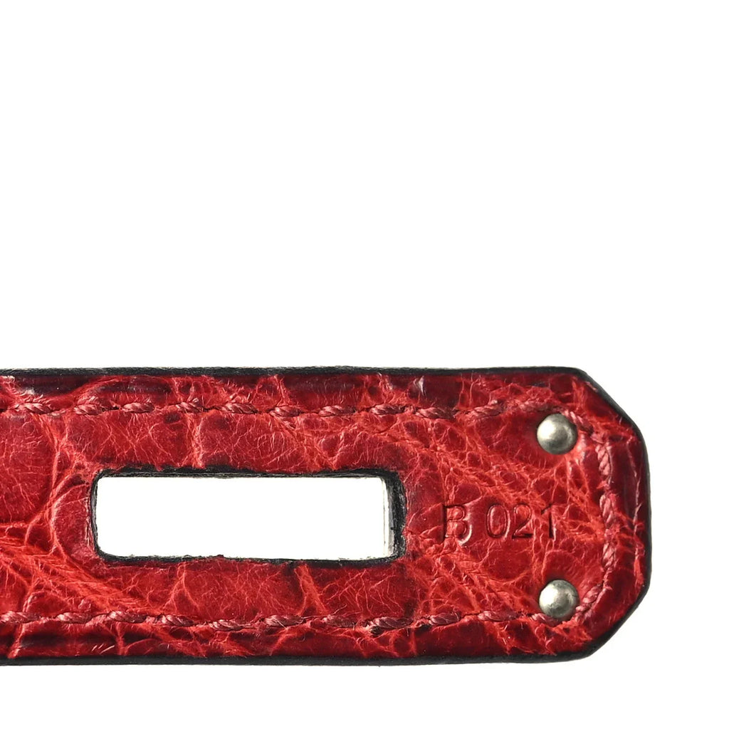 Birkin 30 Rouge Matte Alligator Gold Hardware