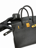 Birkin 30 Retourne in Noir Togo Leather (Gold Hardware)