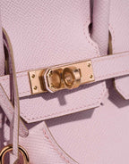 Birkin HSS 25 Epsom Mauve Pâle / Rose Sakura Golden Lock