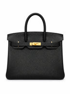 Birkin 30 Retourne in Noir Togo Leather (Gold Hardware)