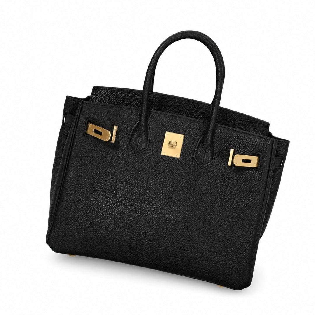 Birkin Retourne in Noir Togo Leather with Contrast Interior (Gold Hardware)