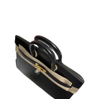 Birkin 25 Sellier Noir Box Calfskin Gold Hardware