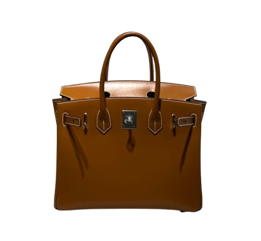 Birkin 30 Sellier in Gold Boxcalf Leather (Palladium Hardware)