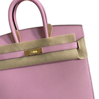 Birkin 25 Sellier Mauve Sylvestre Epsom Gold Hardware