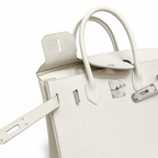 Birkin 30 Retourne in Craie Togo Leather (Palladium Hardware)