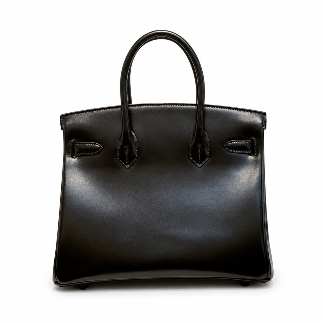 Rare Limited Edition Birkin 30cm So Black Total Matte-Hardware Luxury Tote