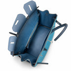 Rare Runaway Birkin 30cm Grizzly Agate Blue Suede Luxury Tote