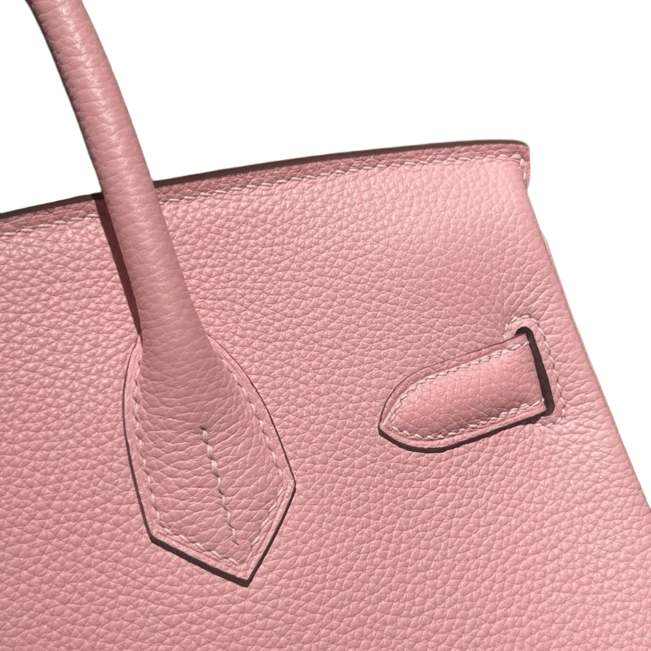 Birkin 25  Retourne 3Q Rose Sakura Togo Silver Hardware