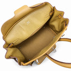 Birkin Cargo 25 in Sesame Toile Goéland and Swift Leather (Palladium Hardware)