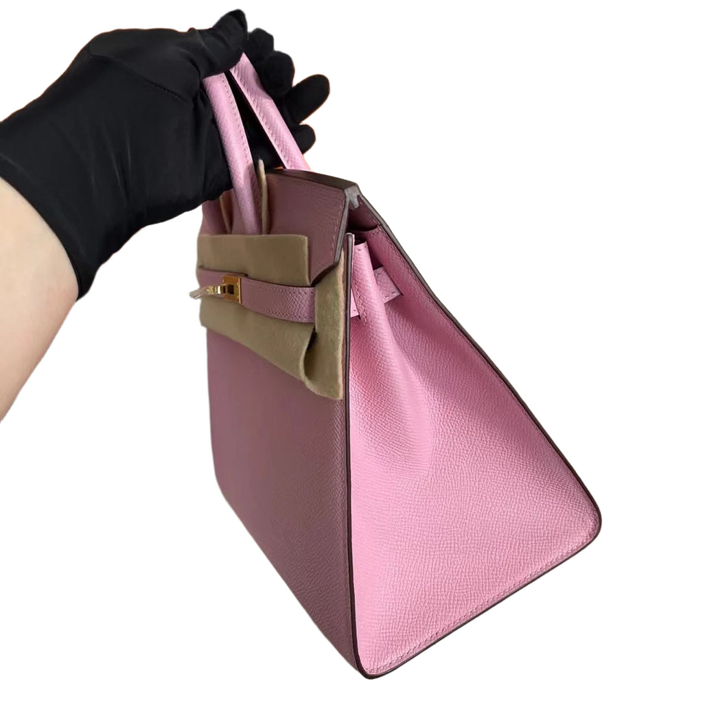 Birkin 25 Sellier Mauve Sylvestre Epsom Gold Hardware