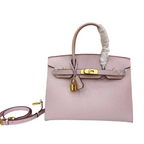 Birkin HSS 25 Epsom Mauve Pâle / Rose Sakura Golden Lock