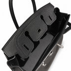 Birkin Ghillies 30 Total Black Leather Top-Handle Bag