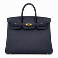 Birkin 30 Retourne in Etoupe Suede Grizzly with White Stitching (Gold Hardware)