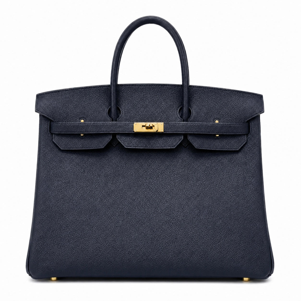 Birkin 30 Retourne in Etoupe Suede Grizzly with White Stitching (Gold Hardware)