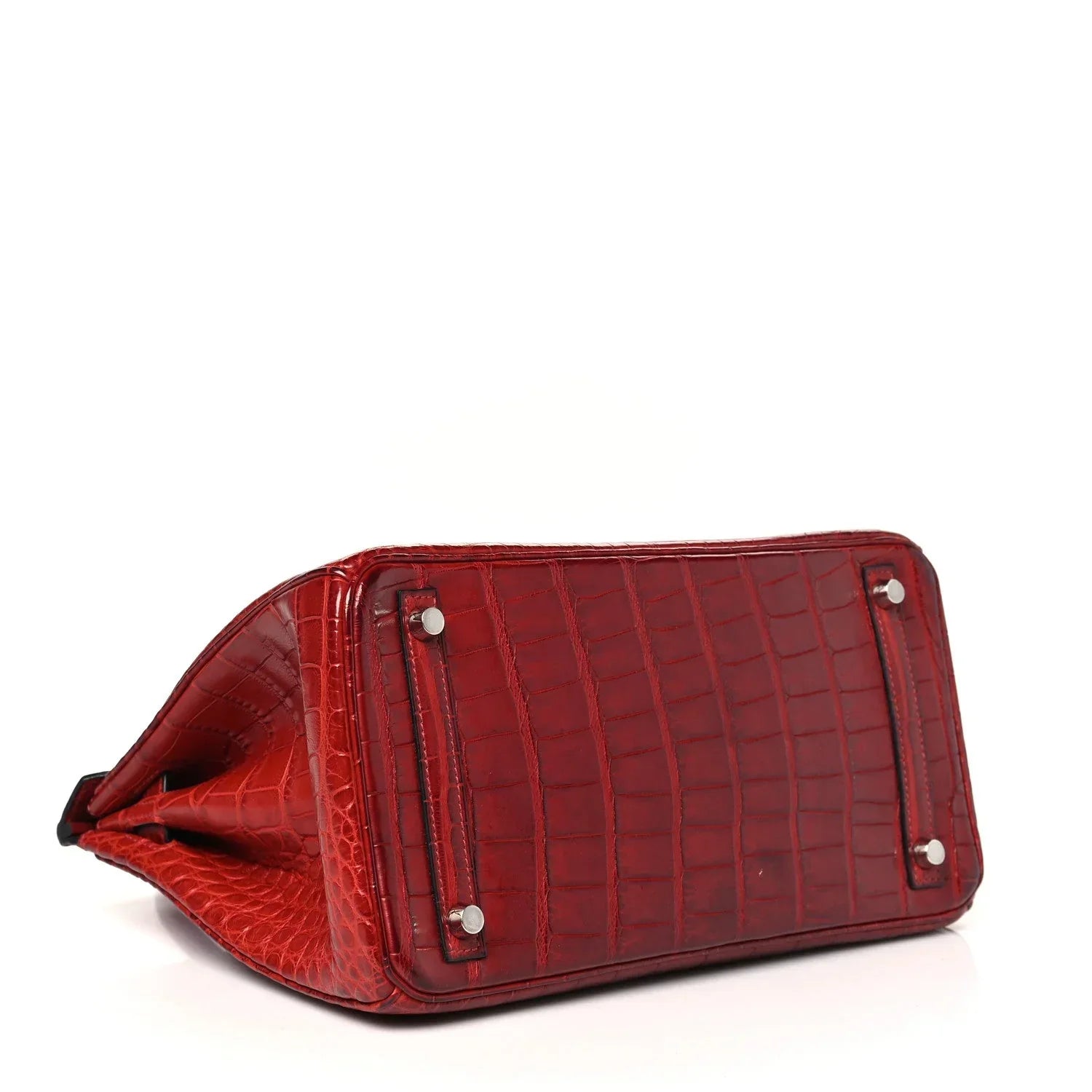 Birkin 30 Rouge Matte Alligator Gold Hardware