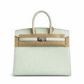 Birkin 25 Sellier Vert Fizz Epsom Silver Hardware
