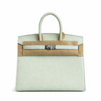 Birkin 25 Sellier Vert Fizz Epsom Silver Hardware