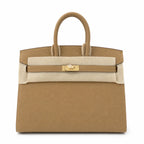 Birkin 25 Sellier 4B Biscuit Epsom Gold Hardware