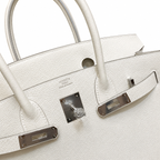 Birkin 30 Retourne in Craie Togo Leather (Palladium Hardware)