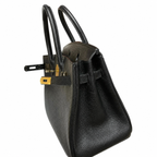 Birkin 30 Retourne in Noir Togo Leather (Gold Hardware)