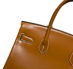Birkin 30 Sellier in Gold Boxcalf Leather (Palladium Hardware)
