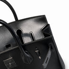 Rare Limited Edition Birkin 30cm So Black Total Matte-Hardware Luxury Tote