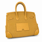 Birkin Cargo 25 in Sesame Toile Goéland and Swift Leather (Palladium Hardware)