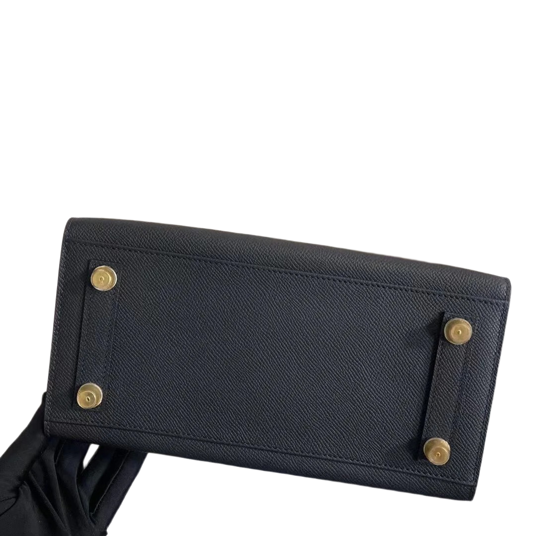 Birkin 25 Sellier 89 Black Epsom Gold Hardware