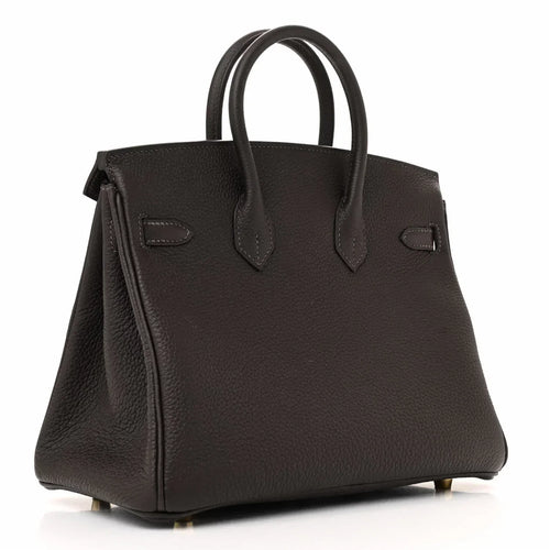 Birkin 25 Togo handbag is made of extremely soft calfskin
