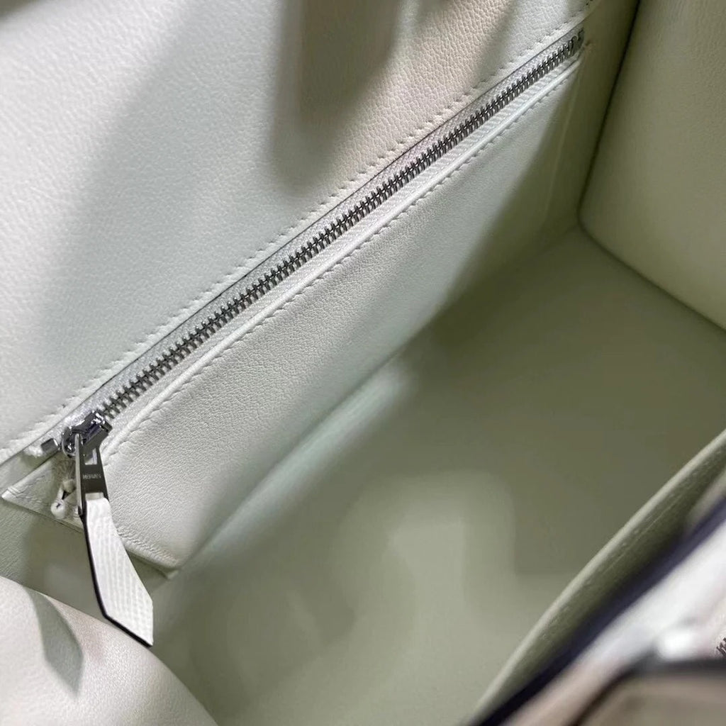 Birkin 25 Sellier Vert Fizz Epsom Silver Hardware