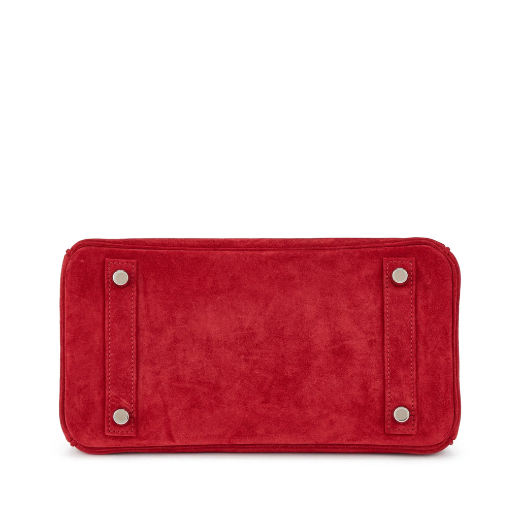 Birkin 25 Palladium Hardware Rouge Vif Doblis