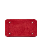 Birkin 25 Palladium Hardware Rouge Vif Doblis