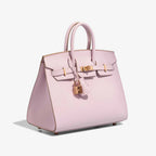 Birkin HSS 25 Epsom Mauve Pâle / Rose Sakura Golden Lock