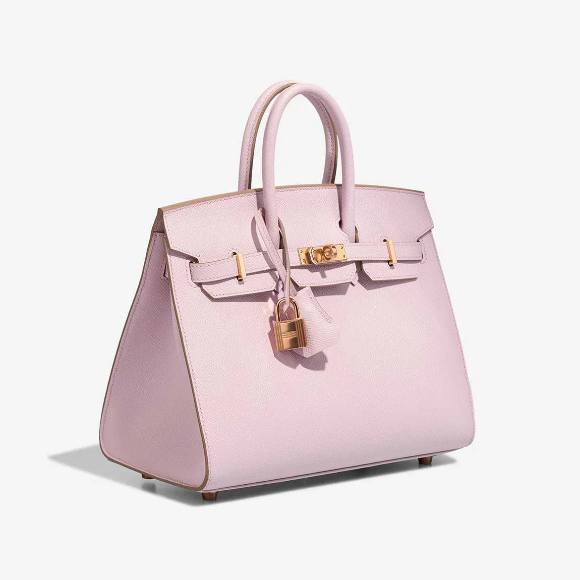 Birkin HSS 25 Epsom Mauve Pâle / Rose Sakura Golden Lock