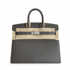 Birkin 25 Sellier 8F Etain Epsom Silver Hardware