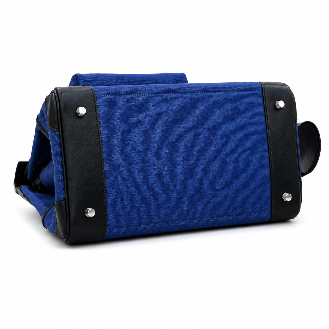 Birkin Cargo 35 in Bleu Marine Toile Goéland and Swift Leather (Palladium Hardware)